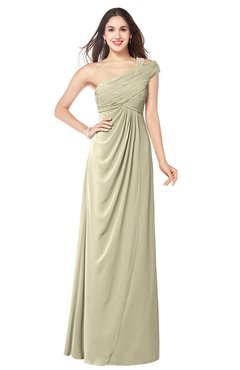 ColsBM Bethany Putty Modern A-line Sleeveless Chiffon Floor Length Plus Size Bridesmaid Dresses