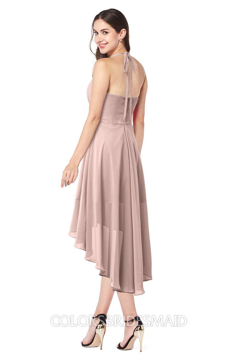 dusty rose casual dress