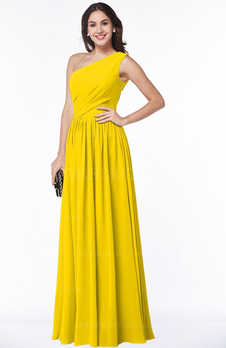 ColsBM Felicity Yellow Bridesmaid Dresses - ColorsBridesmaid