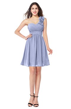 ColsBM Bianca Blue Heron Elegant Sweetheart Sleeveless Zipper Mini Flower Plus Size Bridesmaid Dresses