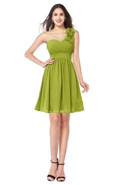 ColsBM Bianca Green Oasis Elegant Sweetheart Sleeveless Zipper Mini Flower Plus Size Bridesmaid Dresses