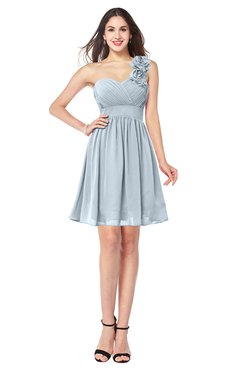 ColsBM Bianca Illusion Blue Elegant Sweetheart Sleeveless Zipper Mini Flower Plus Size Bridesmaid Dresses