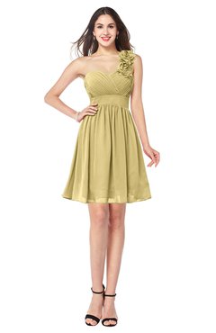 ColsBM Bianca New Wheat Elegant Sweetheart Sleeveless Zipper Mini Flower Plus Size Bridesmaid Dresses