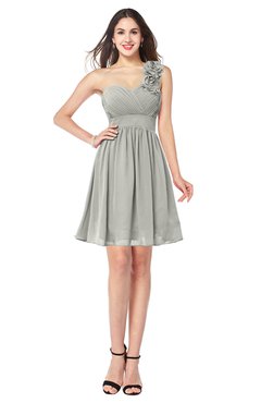 ColsBM Bianca Platinum Elegant Sweetheart Sleeveless Zipper Mini Flower Plus Size Bridesmaid Dresses