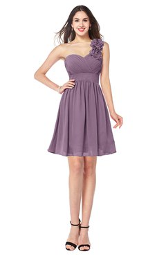 ColsBM Bianca Valerian Elegant Sweetheart Sleeveless Zipper Mini Flower Plus Size Bridesmaid Dresses