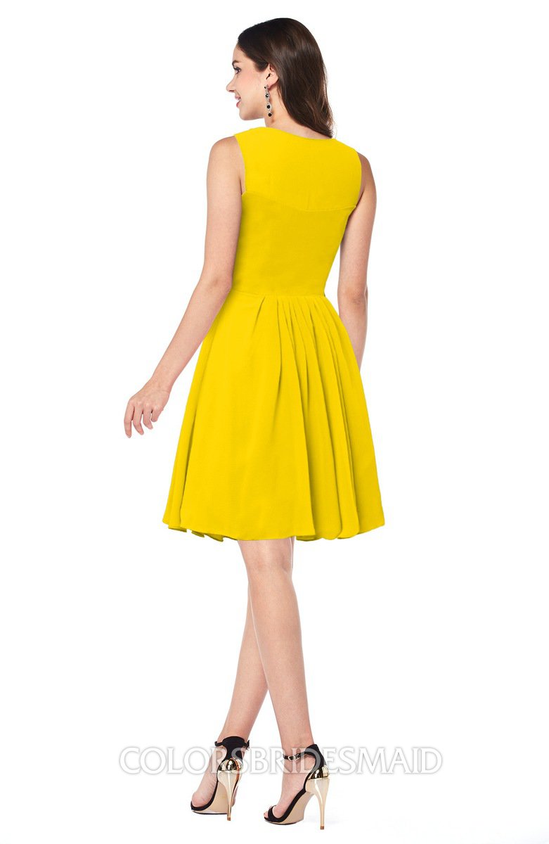 ColsBM Mara Yellow Bridesmaid Dresses - ColorsBridesmaid