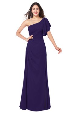 royal-purple bridesmaid dresses