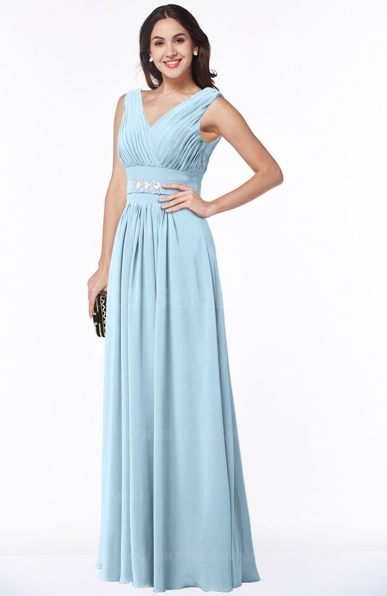 ColsBM Melina Ice  Blue  Bridesmaid  Dresses  ColorsBridesmaid