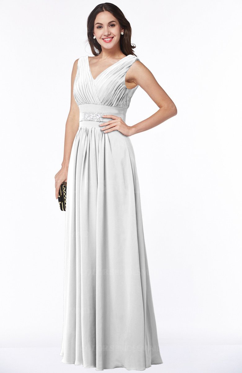 ColsBM Melina White Bridesmaid Dresses - ColorsBridesmaid