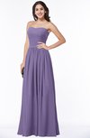 ColsBM Janelle Chalk Violet Modern Zip up Chiffon Floor Length Pleated Plus Size Bridesmaid Dresses