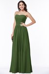 ColsBM Janelle Garden Green Modern Zip up Chiffon Floor Length Pleated Plus Size Bridesmaid Dresses