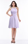 ColsBM Brynn Pastel Lilac Simple A-line Jewel Half Backless Beaded Bridesmaid Dresses