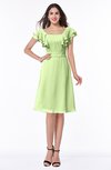 ColsBM Emely Butterfly Simple A-line Portrait Knee Length Ribbon Plus Size Bridesmaid Dresses