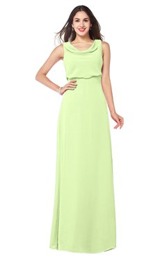 ColsBM Willow Butterfly Classic A-line Jewel Sleeveless Zipper Draped Plus Size Bridesmaid Dresses