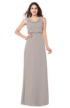 ColsBM Willow Fawn Classic A-line Jewel Sleeveless Zipper Draped Plus Size Bridesmaid Dresses