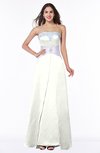 ColsBM Amalia Ivory Modern A-line Strapless Zipper Floor Length Sash Plus Size Bridesmaid Dresses