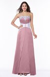 ColsBM Amalia Light Coral Modern A-line Strapless Zipper Floor Length Sash Plus Size Bridesmaid Dresses