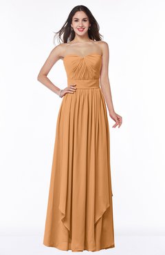 ColsBM Kerry Pheasant Modern Sleeveless Zip up Floor Length Ruching Plus Size Bridesmaid Dresses