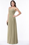 ColsBM Kaitlyn Candied Ginger Cinderella A-line Sleeveless Chiffon Floor Length Ruching Plus Size Bridesmaid Dresses