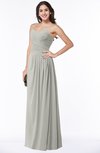 ColsBM Kaitlyn Platinum Cinderella A-line Sleeveless Chiffon Floor Length Ruching Plus Size Bridesmaid Dresses
