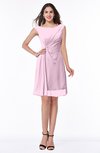 ColsBM Kaylie Baby Pink Gorgeous A-line Bateau Sleeveless Backless Plus Size Bridesmaid Dresses