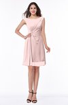 ColsBM Kaylie Pastel Pink Gorgeous A-line Bateau Sleeveless Backless Plus Size Bridesmaid Dresses