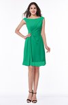 ColsBM Kaylie Pepper Green Gorgeous A-line Bateau Sleeveless Backless Plus Size Bridesmaid Dresses