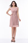 ColsBM Kaylie Silver Pink Gorgeous A-line Bateau Sleeveless Backless Plus Size Bridesmaid Dresses