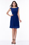 ColsBM Kaylie Sodalite Blue Gorgeous A-line Bateau Sleeveless Backless Plus Size Bridesmaid Dresses