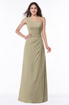 ColsBM Shayla Candied Ginger Sexy A-line One Shoulder Sleeveless Chiffon Floor Length Plus Size Bridesmaid Dresses