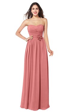 ColsBM Sunny Lantana Romantic Sweetheart Sleeveless Floor Length Ruching Bridesmaid Dresses