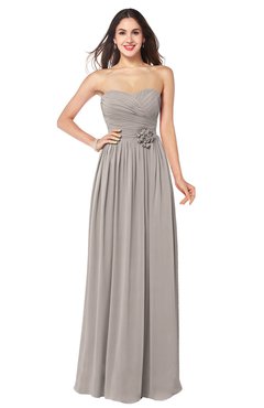 ColsBM Sunny Mushroom Romantic Sweetheart Sleeveless Floor Length Ruching Bridesmaid Dresses