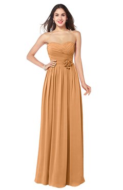 ColsBM Sunny Pheasant Romantic Sweetheart Sleeveless Floor Length Ruching Bridesmaid Dresses
