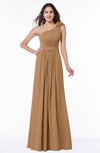 ColsBM Arabella Light Brown Glamorous A-line Backless Chiffon Floor Length Plus Size Bridesmaid Dresses