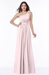 ColsBM Arabella Petal Pink Glamorous A-line Backless Chiffon Floor Length Plus Size Bridesmaid Dresses