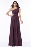 ColsBM Arabella Plum Glamorous A-line Backless Chiffon Floor Length Plus Size Bridesmaid Dresses