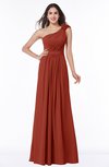 ColsBM Arabella Rust Glamorous A-line Backless Chiffon Floor Length Plus Size Bridesmaid Dresses