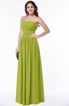 ColsBM Maia Green Oasis Classic Strapless Sleeveless Chiffon Floor Length Ribbon Plus Size Bridesmaid Dresses