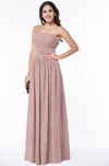 ColsBM Maia Nectar Pink Classic Strapless Sleeveless Chiffon Floor Length Ribbon Plus Size Bridesmaid Dresses