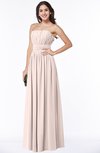 ColsBM Maia Silver Peony Classic Strapless Sleeveless Chiffon Floor Length Ribbon Plus Size Bridesmaid Dresses