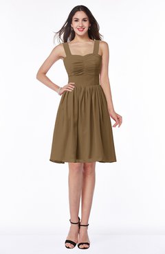 ColsBM Dayana Truffle Classic A-line Thick Straps Sleeveless Chiffon Bridesmaid Dresses