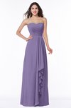 ColsBM Mira Chalk Violet Classic A-line Zipper Chiffon Floor Length Plus Size Bridesmaid Dresses