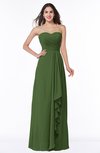 ColsBM Mira Garden Green Classic A-line Zipper Chiffon Floor Length Plus Size Bridesmaid Dresses
