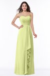 ColsBM Mira Lime Sherbet Classic A-line Zipper Chiffon Floor Length Plus Size Bridesmaid Dresses