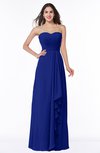 ColsBM Mira Nautical Blue Classic A-line Zipper Chiffon Floor Length Plus Size Bridesmaid Dresses