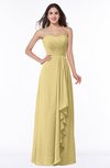 ColsBM Mira New Wheat Classic A-line Zipper Chiffon Floor Length Plus Size Bridesmaid Dresses