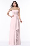 ColsBM Mira Petal Pink Classic A-line Zipper Chiffon Floor Length Plus Size Bridesmaid Dresses