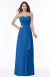 ColsBM Mira Royal Blue Classic A-line Zipper Chiffon Floor Length Plus Size Bridesmaid Dresses