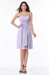 ColsBM Laila Pastel Lilac Modern A-line Strapless Zip up Chiffon Pleated Plus Size Bridesmaid Dresses