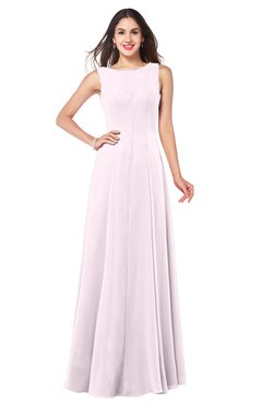 ColsBM Hazel Blush Modern A-line Sleeveless Zip up Floor Length Pleated Plus Size Bridesmaid Dresses